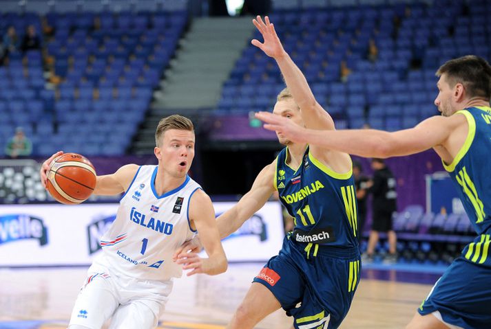 Martin í landsleik á Eurobasket fyrr í haust.