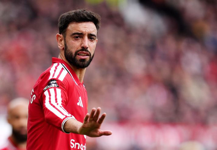 Bruno Fernandes vantar bara eina stoðsendinga í viðbót til að eignast metið eftirsótta. 