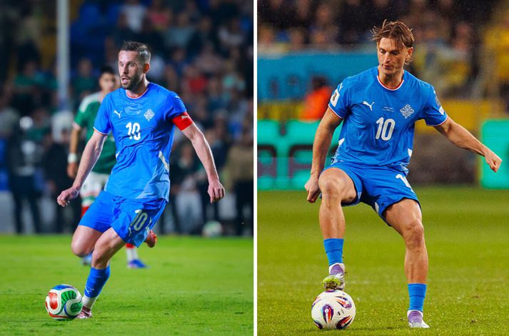 Gylfi Þór Sigurðsson er í íslenska landsliðinu á nýjan leik en Albert Guðmundsson fær hins vegar hvíld.