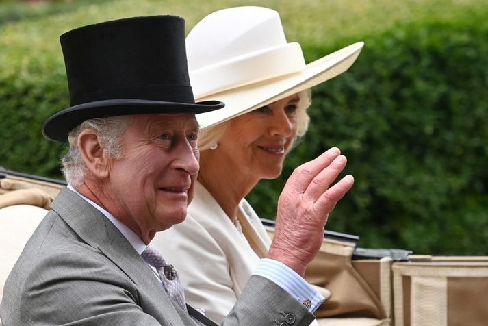 Karl og Camilla sóttu Royal Ascot í júní síðastliðnum. 