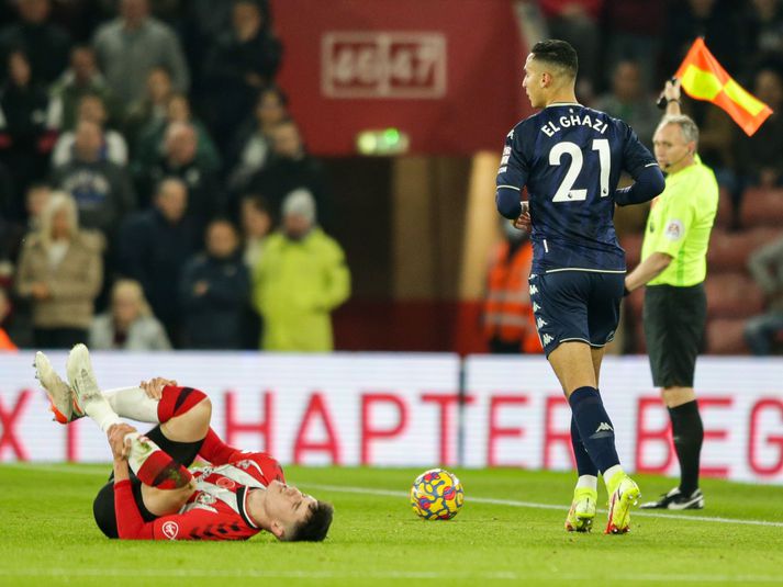 Anwar El Ghazi í leik gegn Southampton.