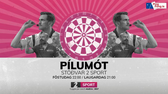 Sýnt verður frá pílumótinu næstu tvo daga á Stöð 2 Sport.