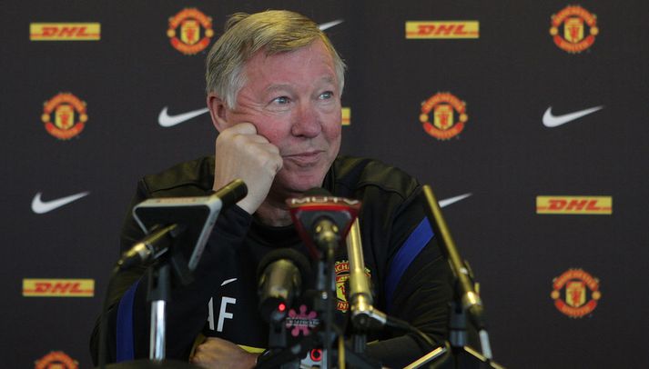 Sir Alex Ferguson, stjóri Manchester United.