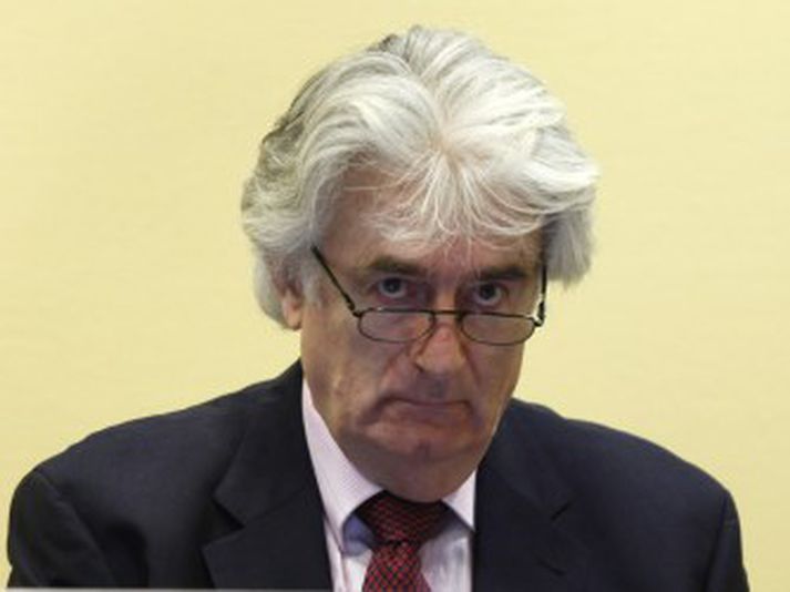 Radovan Karadzic tjáir sig ef til vill í dag. Mynd/ AFP.