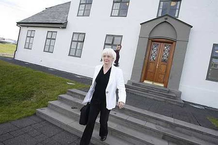 Jóhanna Sigurðardóttir hitti Þjóðverja í dag.