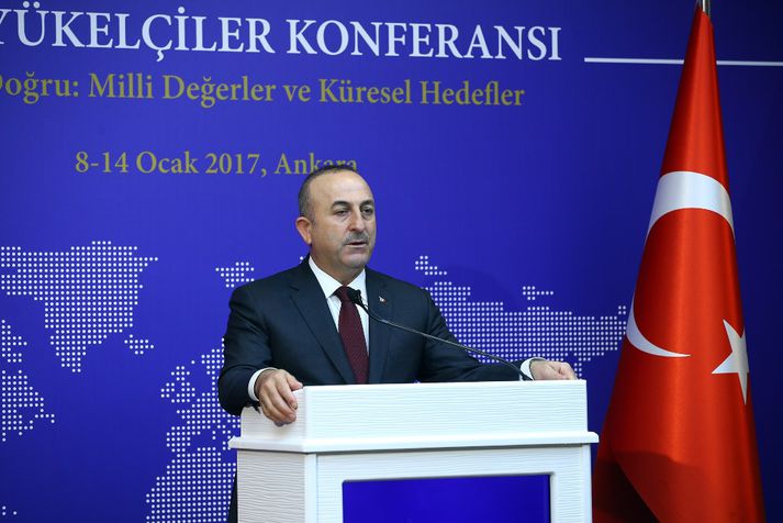 Mevlut Cavusoglu, utanríkisráðherra Tyrklands.