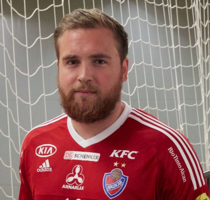 Atli Már varð Íslands- og bikarmeistari með Val í fyrra.