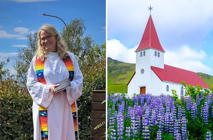 Jóhanna segir ferðamenn upp til hópa hegða sér vel en ágengnin sé hinsvegar mikil við Víkurkirkju. 