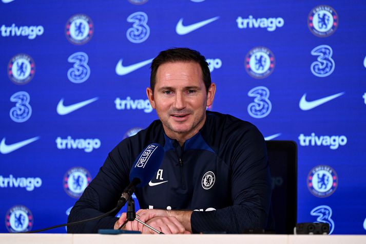 Frank Lampard mun stýra Chelsea út tímabilið.