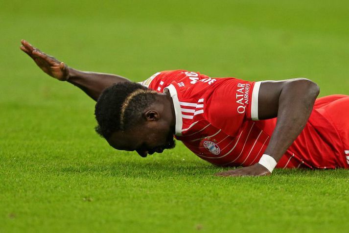 Sadio Mane fann strax að það væri eitthvað mikið að.