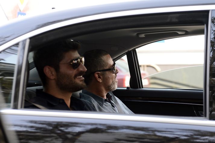 George Michael og Fadi Fawaz í Vín árið 2012