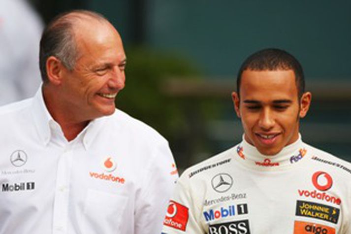 Ron Dennis og Lewis Hamilton