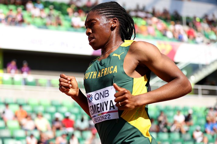 Caster Semenya vann áfangasigur í baráttu sinni í dag.