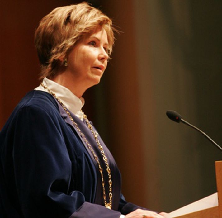 Kristín Ingólfsdóttir, rektor Háskóla Íslands.