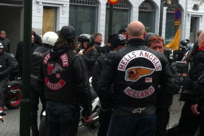 Hells angels á Íslandi. Myndin tengist ekki fréttinni beint.