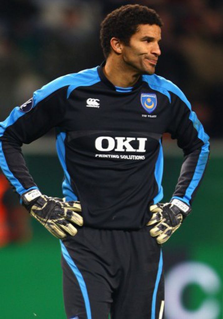 David James gerði dýr mistök í marki Portsmouth í kvöld