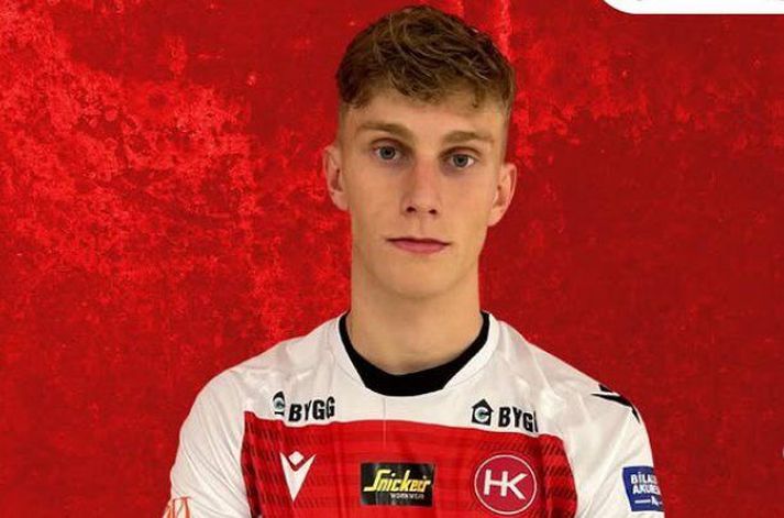Dagur Orri Garðarsson kom á láni frá Stjörnunni á dögunum og byrjar tímabilið vel með HK.