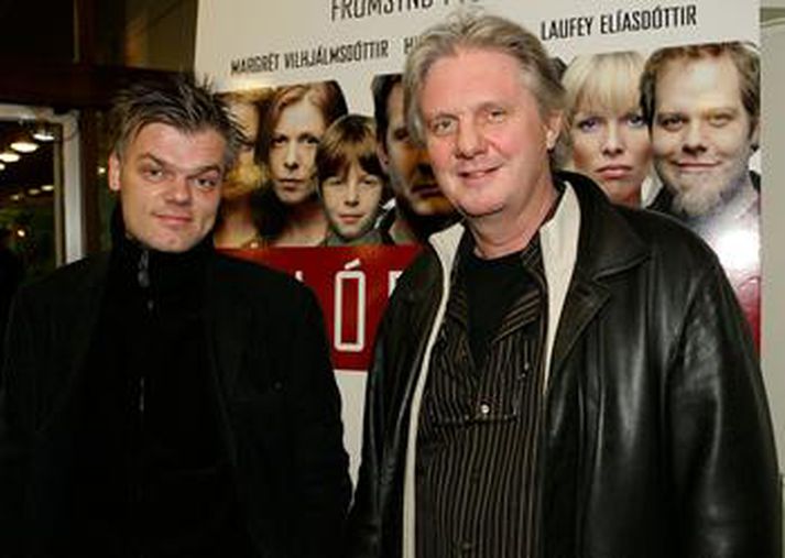 Árni Ólafur Ásgeirsson, leikstjóri Blóðbanda (t.v.) og Snorri Þórisson framleiðandi myndarinnar til hægri.