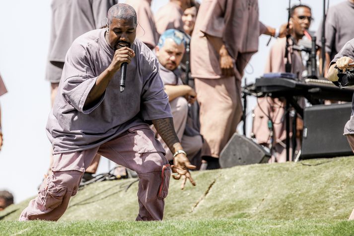 Kanye West hefur haldið sunnudagsmessur síðan í janúar.