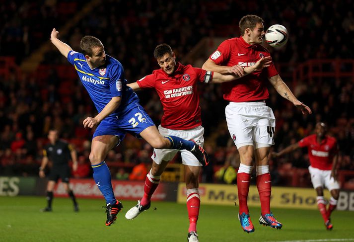 Heiðar í kunnulegri stellingu.