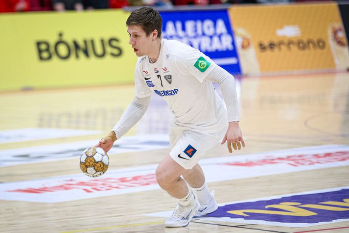 Dagur Arnarsson fór á kostum fyrir ÍBV í kvöld.