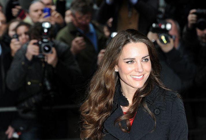 Kate Middleton verður í kjól frá McQueen. Mynd/ afp.