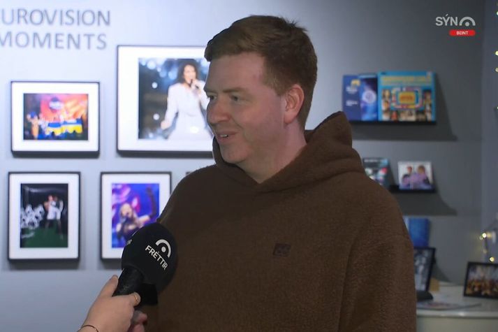 Örlygur Hnefill Örlygsson er eigandi Eurovison-safnsins á Húsavík.