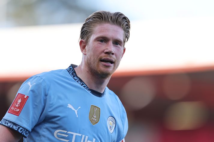 Kevin De Bruyne hefur aðeins byrjað nítján leiki fyrir Manchester City í vetur.