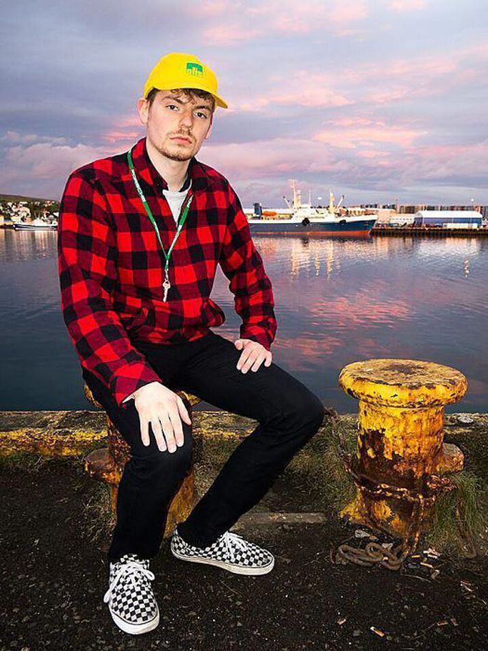 Kjartan fékk myndavél fyrir tveimur árum og hefur verið með hana á sér síðan þá.
