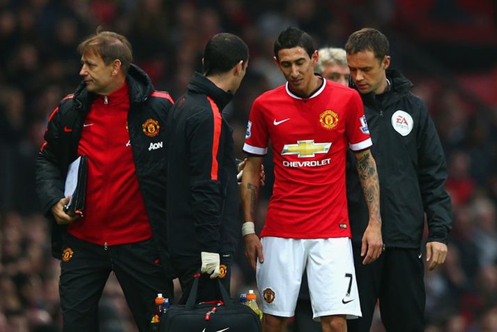 Di María er enn einn leikmaðurinn í röðum United sem meiðist á tímabilinu.