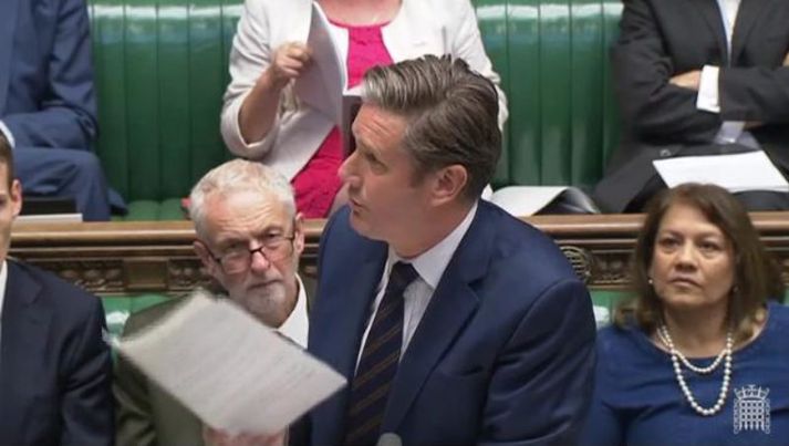 Keir Starmer, talsmaður Verkamannafloksins í málefnum tengdum Brexit.