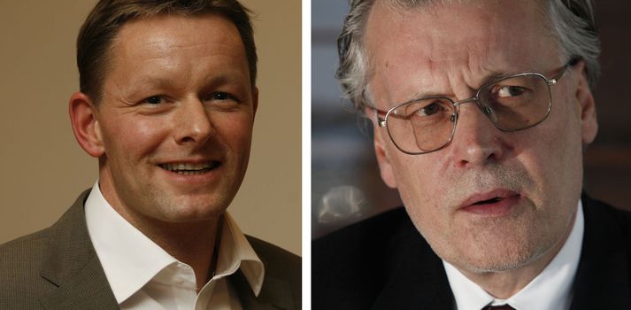Þorsteinn Víglundsson (t.v.) og Ögmundur Jónasson