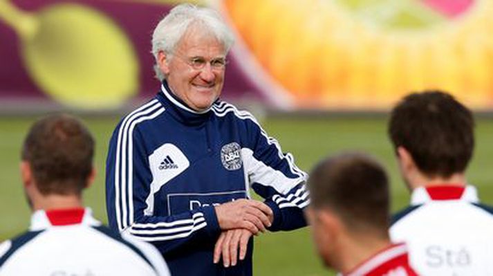 Morten Olsen þjálfari Dana hefur aldrei tapað sem þjálfari gegn Þjóðverjum.