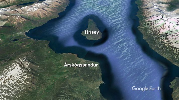 Fólkið var búsett í Hrísey og var á heimleið þegar slysið varð.