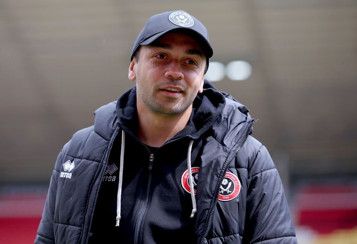 Ash Thompson er ekki við stjórnvölinn hjá Sheffield United eins og er. Ekki er vitað af hverju.