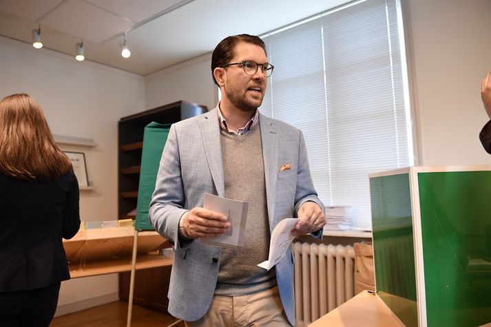 Jimmie Åkesson, formaður Svíþjóðardemókrata