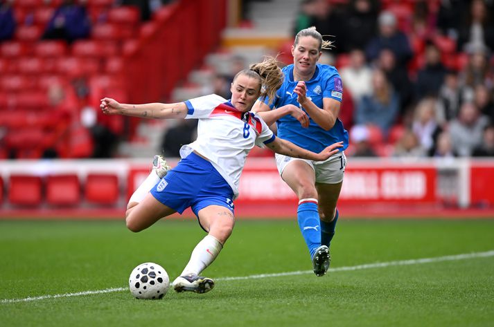 Hildur veit hvar hætturnar liggja eftir fyrri leik Englands og Íslands. 