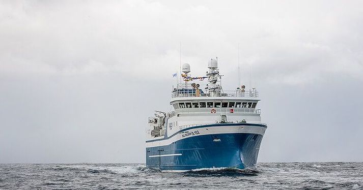 Togarinn Páll Pálsson ÍS-102 er nefndur í höfuðið á fyrsta stjórnarformanni fyrirtæksins.