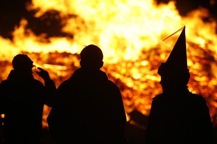 Stemningin hjá þjóðinni mun magnast fram eftir öllum degi og ná hámarki á miðnætti. Fréttblaðið/Pjetur
