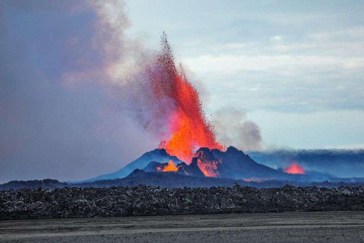 From the eruption in Holuhraun.