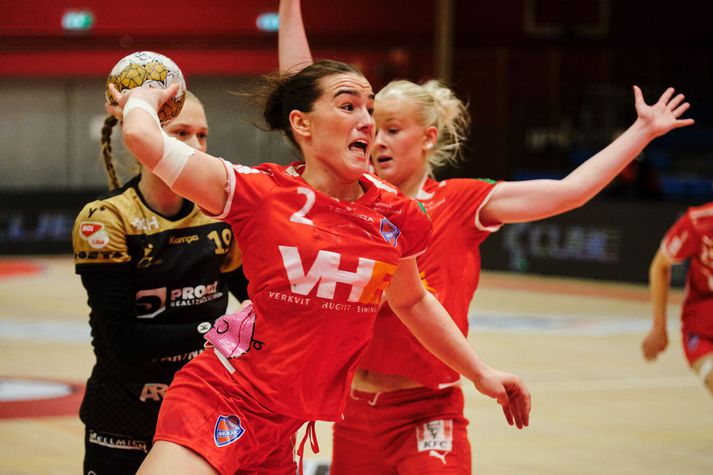 Elín Klara Þorkelsdóttir er að búa til 13,3 mörk í leik fyrir Haukakonur.