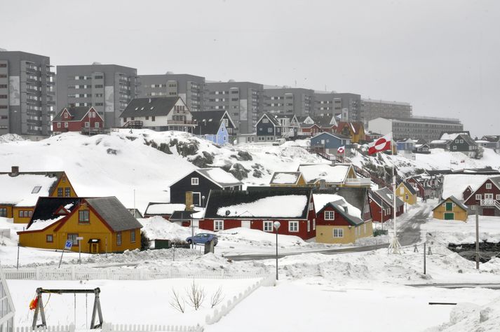 Nuuk á Grænlandi. Myndin tengist fréttinni ekki beint.