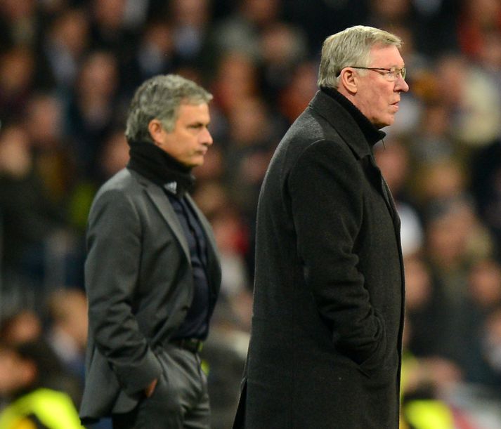 Margir stuðningsmenn Man. Utd vilja sjá Mourinho taka við af Ferguson.