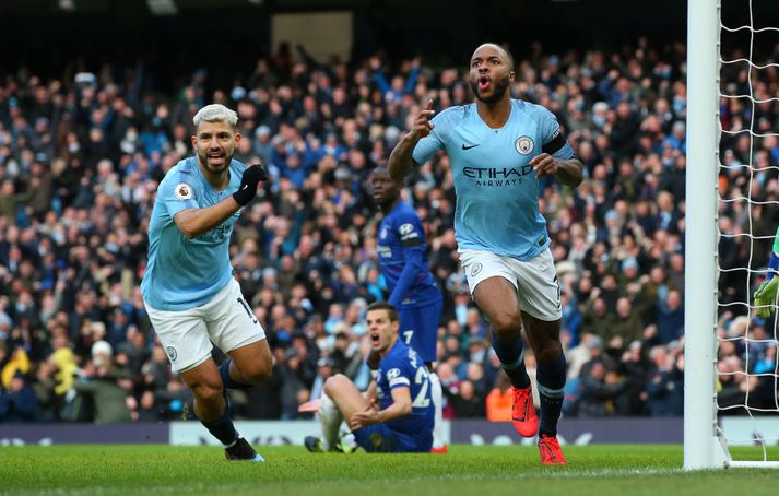 Aguero og Sterling voru heitir í gær