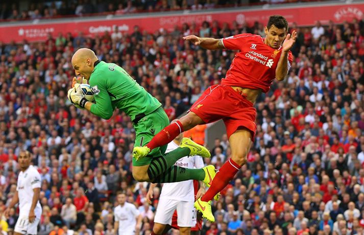 Brad Guzan hefur haldið hreinu í þremur af fjórum leikjum Aston Villa í úrvalsdeildinni.