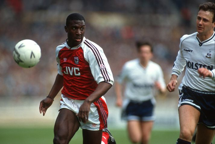 Kevin Campbell í leik með Arsenal.