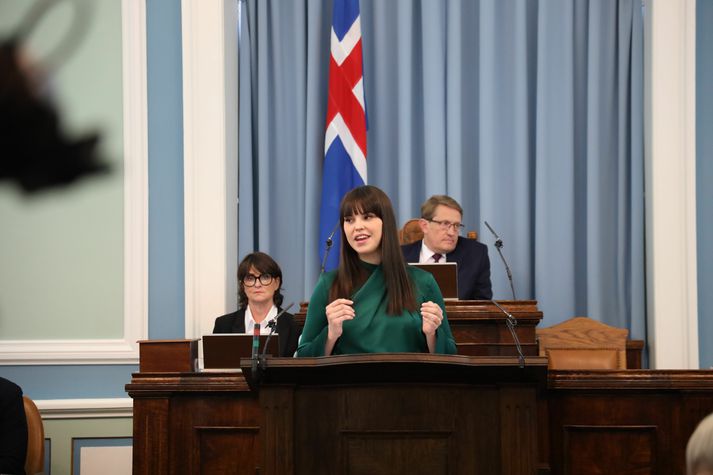 Lilja Rannveig er yngsti þingmaðurinn á þingi.