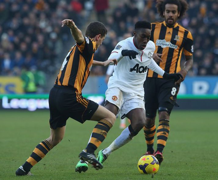 Danny Welbeck í leik gegn Hull á síðustu leiktíð.