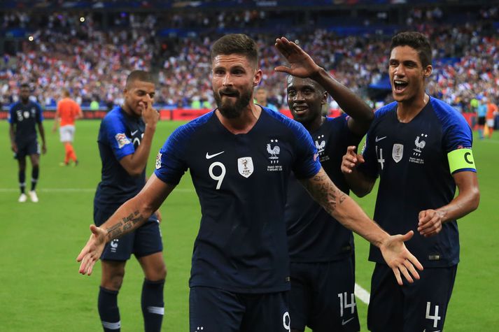 Loks skoraði Olivier Giroud fyrir franska landsliðið