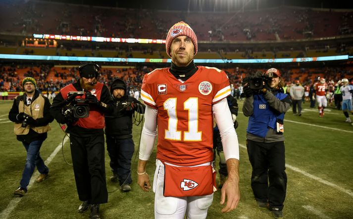 Smith eftir sinn síðasta leik með Chiefs.